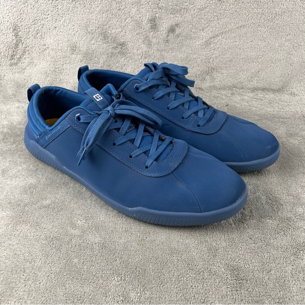 Caterpillar CAT Hex Blue Nubuck Mens Size 11 Casual Sneakers P724081